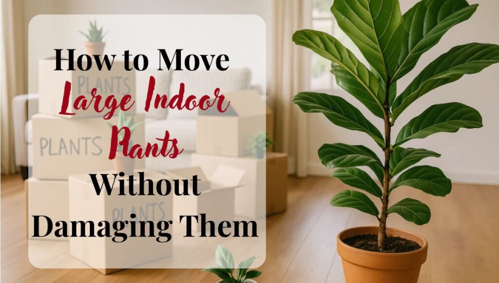 How to Move with Large Indoor Plants Without Damaging Them