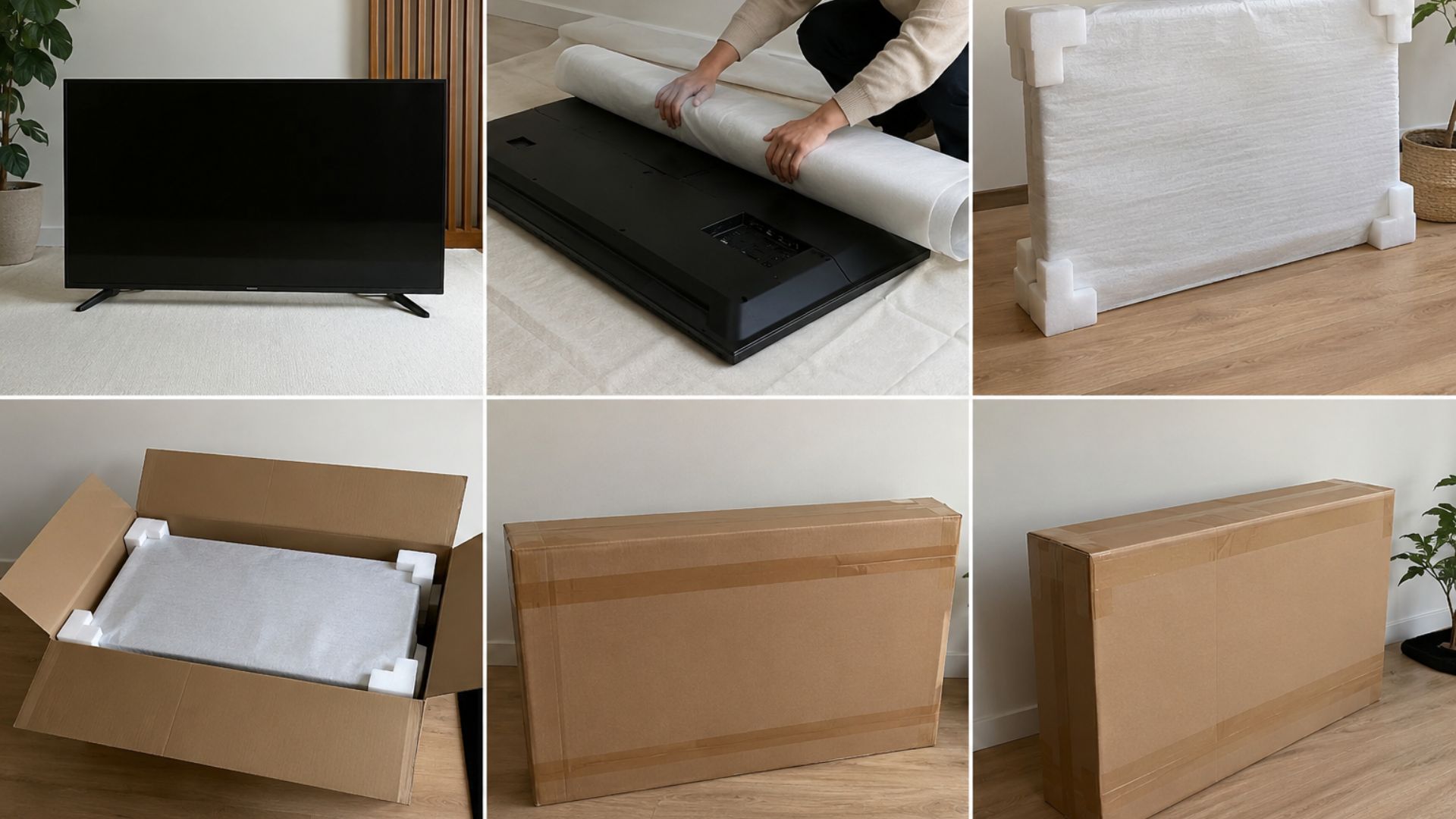 Step-by-Step Guide to Packing Your Large TV